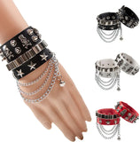 Studded Punk Bracelet Goth Cuff Wristband