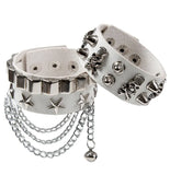 Studded Punk Bracelet Goth Cuff Wristband