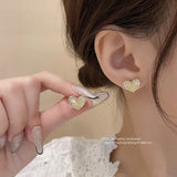 All-match Pearl Earrings High-end Silver Needle Earrings