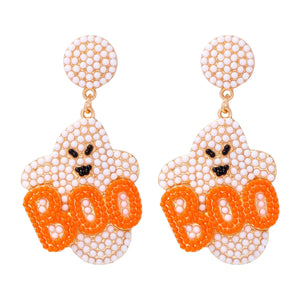 Personality Halloween Ghost Earrings for Woman