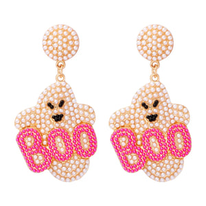 Personality Halloween Ghost Earrings for Woman