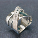 Glossy Zircon Ring for Women Bohemian Beach Jewelry