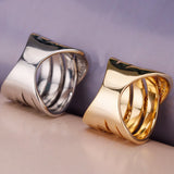 Glossy Zircon Ring for Women Bohemian Beach Jewelry