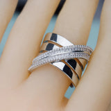 Glossy Zircon Ring for Women Bohemian Beach Jewelry