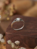 Heart Shape Australian Treasure Ring S925 Sterling Silver with Diamonds