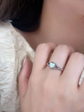 Heart Shape Australian Treasure Ring S925 Sterling Silver with Diamonds
