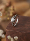 Heart Shape Australian Treasure Ring S925 Sterling Silver with Diamonds