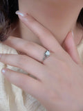 Heart Shape Australian Treasure Ring S925 Sterling Silver with Diamonds