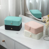 Portable Jewelry Box Organizer Display Travel Case