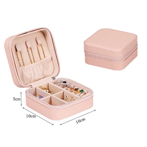Travel Jewelry Storage Box Organizer Case