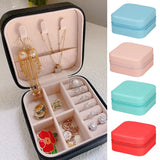 Travel Jewelry Storage Box Organizer Case