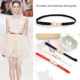 Punk Leather Belts Girls Waist Chain Casual Dress Skirt Decoration