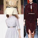Punk Leather Belts Girls Waist Chain Casual Dress Skirt Decoration