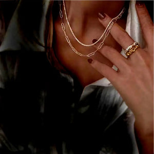 925 Silver Chain Necklace Twisted Yellow Fine Jewelry Gift