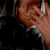 925 Silver Chain Necklace Twisted Yellow Fine Jewelry Gift
