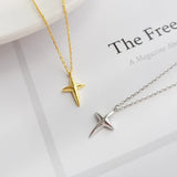 Cross Pendant Necklace for Women, 925 Sterling Silver