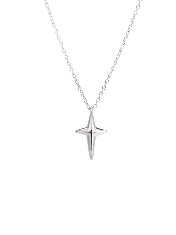 Cross Pendant Necklace for Women, 925 Sterling Silver