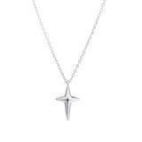 Cross Pendant Necklace for Women, 925 Sterling Silver