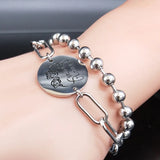 Stainless Steel Friendship Bracelets Silver B1829S01