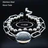 Stainless Steel Friendship Bracelets Silver B1829S01