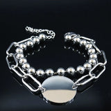 Stainless Steel Friendship Bracelets Silver B1829S01
