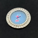Alloy Round Oil Sealing Sticker Letter Pendant Charm Jewelry