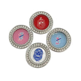 Alloy Round Oil Sealing Sticker Letter Pendant Charm Jewelry