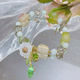 Ethnic Style Agate Crystal Beaded Bracelets for Women YBR654