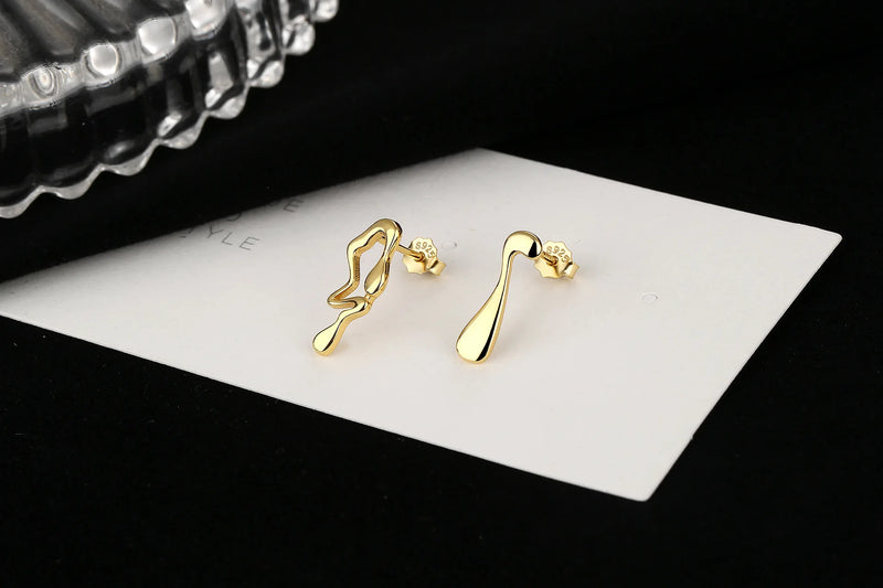 925 Sterling Silver Hip-Hop Earrings - Girls' Holiday Choice