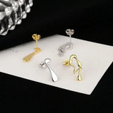 925 Sterling Silver Hip-Hop Earrings - Girls' Holiday Choice