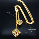 Geometric Necklace for Women Long Necklace Jewelry N1525-2S03