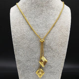 Geometric Necklace for Women Long Necklace Jewelry N1525-2S03