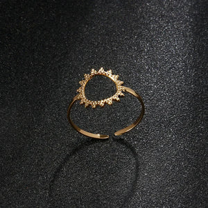 Women's Stainless Steel Engagement Wedding Ring