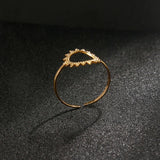 Women's Stainless Steel Engagement Wedding Ring