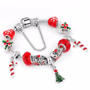 European Bracelet Santa Claus Charm Accessories