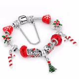 European Bracelet Santa Claus Charm Accessories