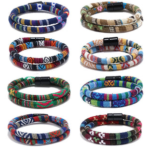 Bohemia Rope Bracelet for Women Men