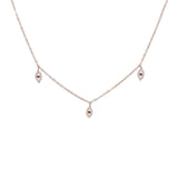 925 Silver Evil Eye Chocker Necklace Cubic Zirconia Charm Dainty Jewelry