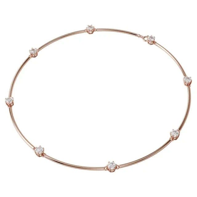 Summer Crystal Jewelry Geometric Necklace Bracelet Gift With Box
