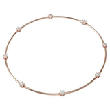 Summer Crystal Jewelry Geometric Necklace Bracelet Gift With Box