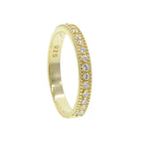 Dainty CZ Promise Ring for Women Wedding Party Jewelry Gift