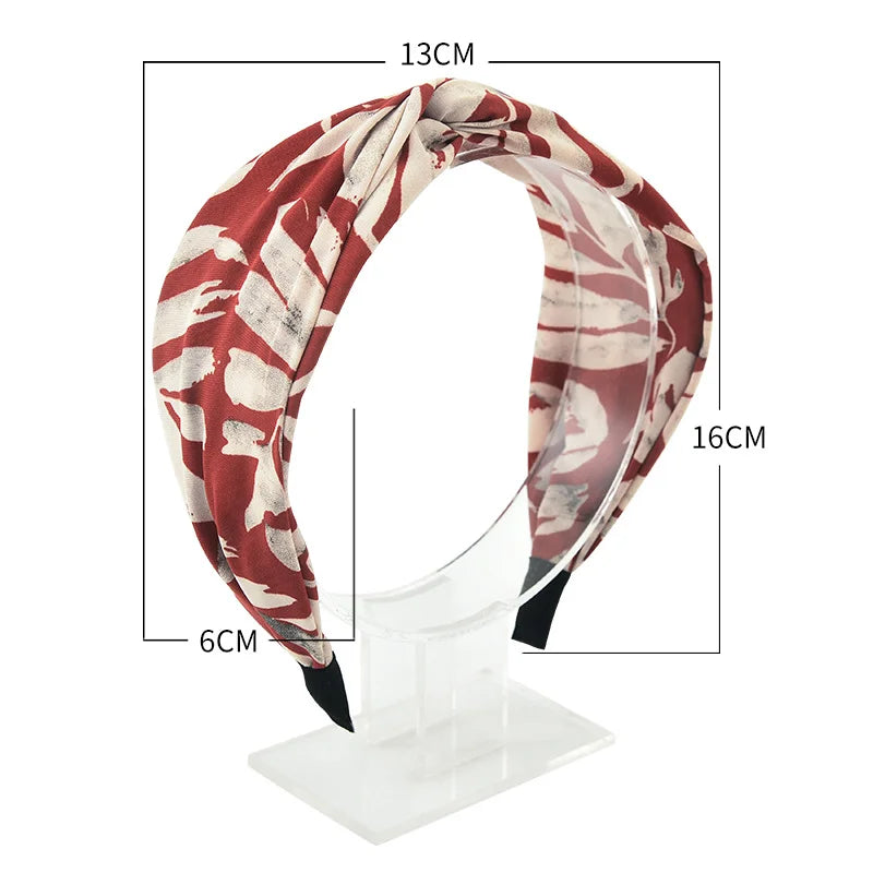 Vintage Leaf Stamp Hair Band Women's Hair Accessories