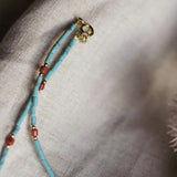 Natural Stone Beaded Necklace High Charm Birthday Gift