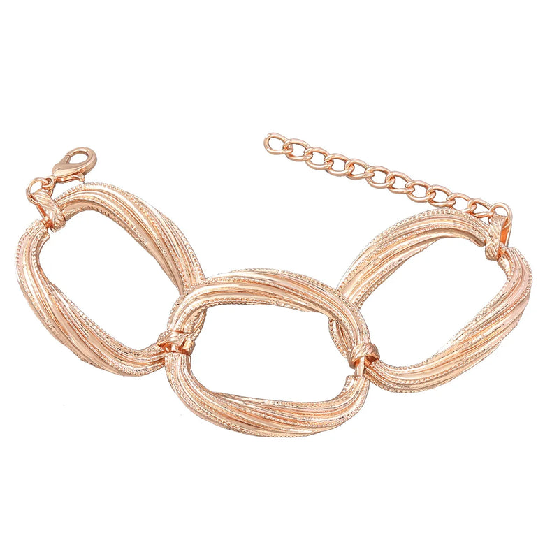 ZAA Metal Oval Chains Choker Necklace Women Punk Hip Hop Jewelry