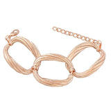 ZAA Metal Oval Chains Choker Necklace Women Punk Hip Hop Jewelry