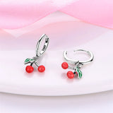925 Silver Travel Magic Eye Hoop Earrings CZ Earing Jewelry
