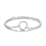 925 Silver Infinity Knot Women Bracelet Jewelry Gift