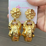 18k Copper Drop Earrings Dubai for Women