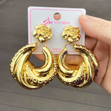 18k Copper Drop Earrings Dubai for Women