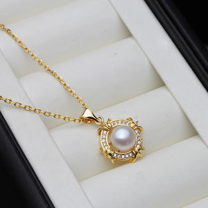 Natural Pearl Necklace Pendant Women Real High Freshwater Pearl Pendant Jewelry